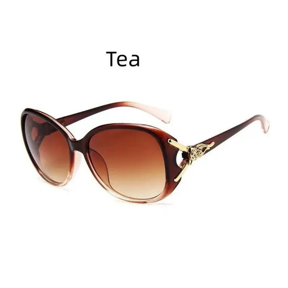 NEW Trendy Polarized Sunglasses UV Protection Round Sunglasses Eyewear Chestnut - Picture 2 of 3